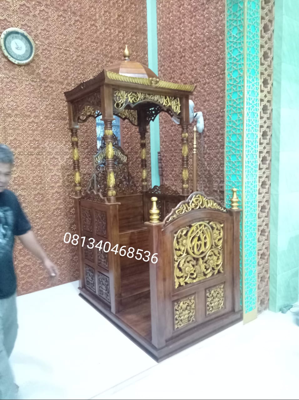 mimbar masjid kubah pintu samping (1)