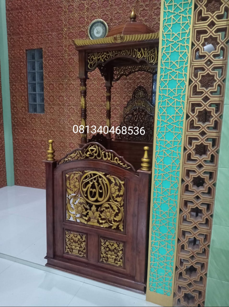 mimbar masjid kubah pintu samping (1)