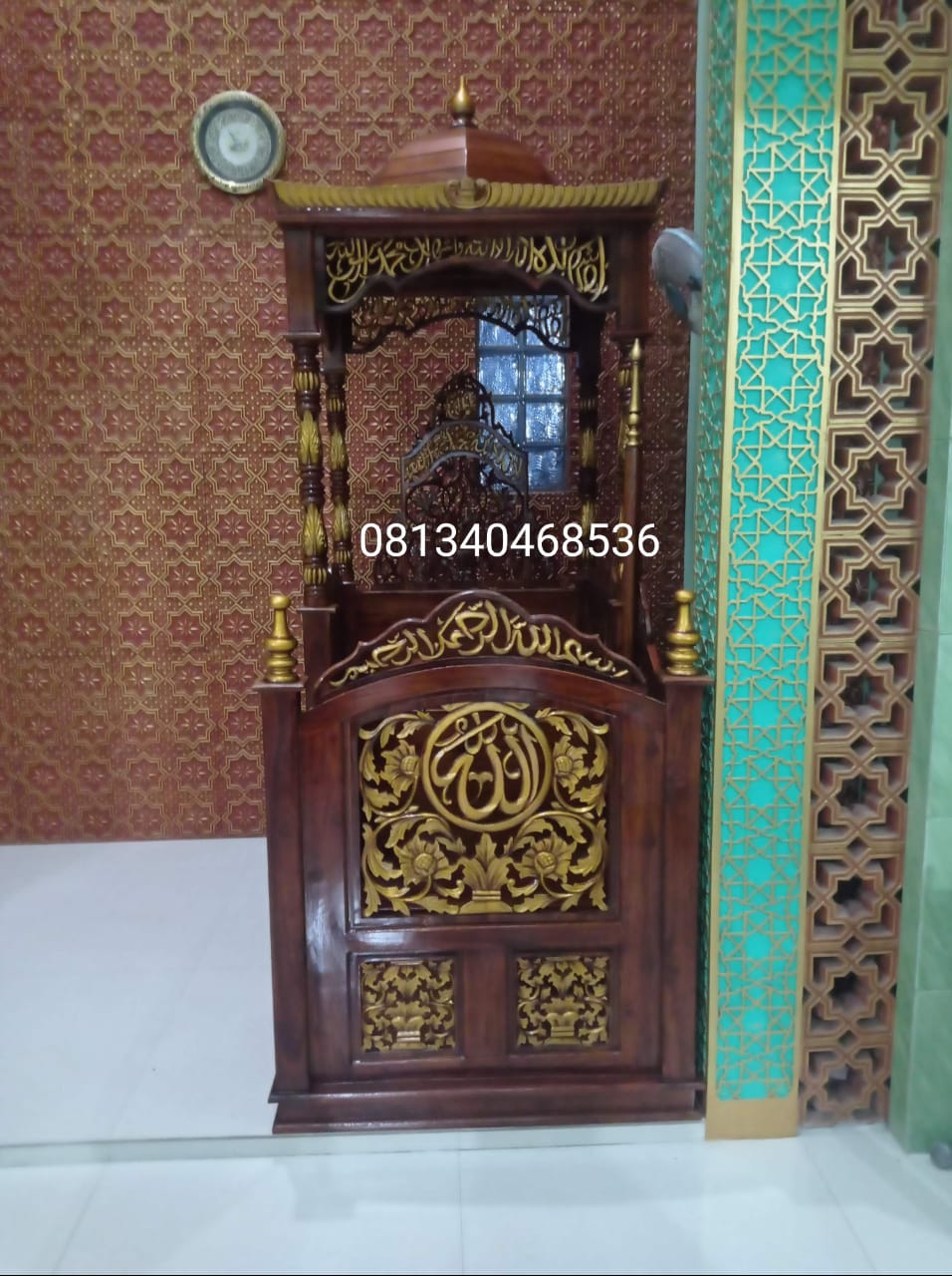 mimbar masjid kubah pintu samping (1)