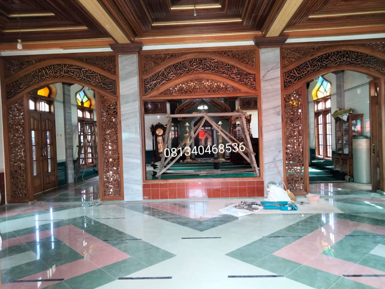 mihrab masjid kayu jati (1)