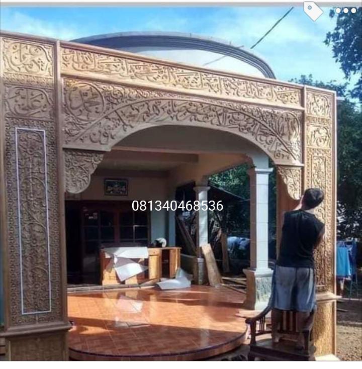 mihrab masjid kayu jati (1)